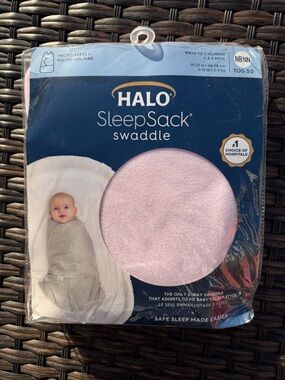 Halo SleepSack Swaddle in Light Pink